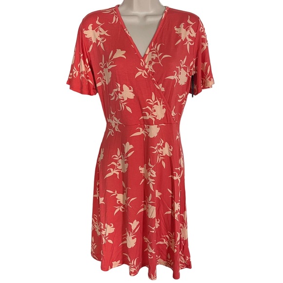 41 Hawthorn Red Floral Dress - Picture 1 of 4